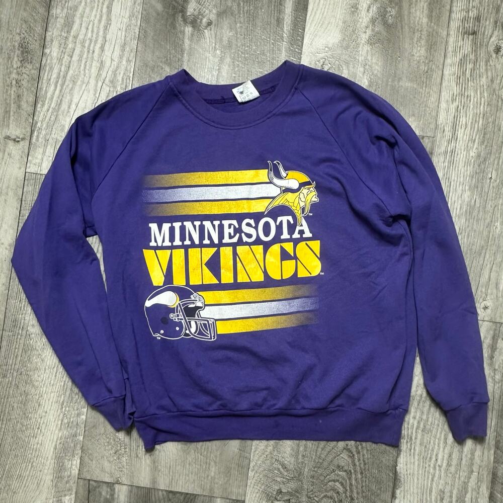 Vintage Minnesota Vikings Crewneck Sweatshirt size large